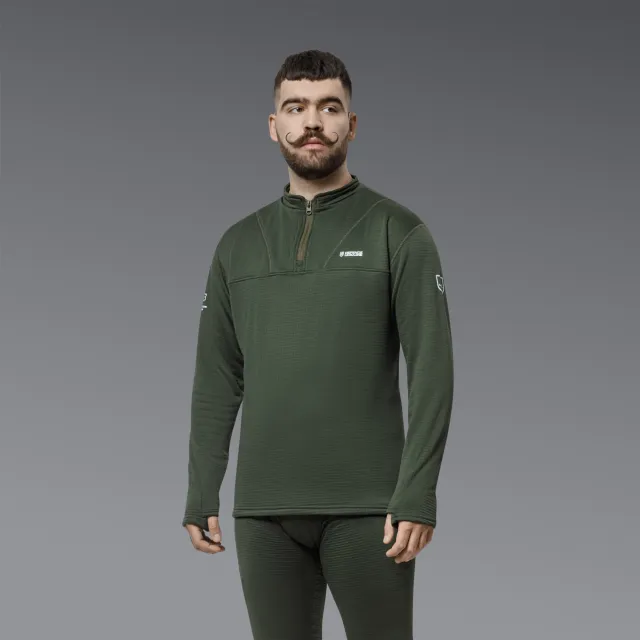2 - Термобілизна (верх) Frost Guard реглан LVL 2 (2 Рівень) Олива. Розмір XXL