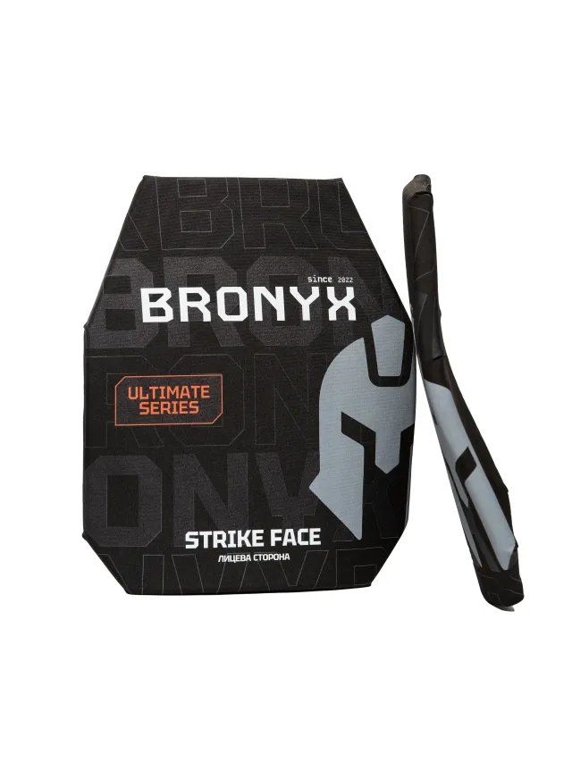 2 - Полиэтиленовые бронепластины Bronyx Ultimate 3 класса защиты. Уровень NIJ-III. Вес 0,9 кг. Размер (М) 25×30 см.