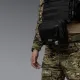 4 - Сумка-напашник увеличенная PRO. Тактическая сумка. Чёрный