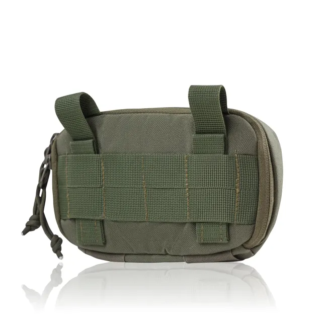 2 - Нагрудный админ-подсумок. MOLLE. Тактический подсумок. Олива