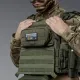 3 - Нагрудный админ-подсумок. MOLLE. Тактический подсумок. Олива