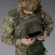 6 - Нагрудный админ-подсумок. MOLLE. Тактический подсумок. Олива