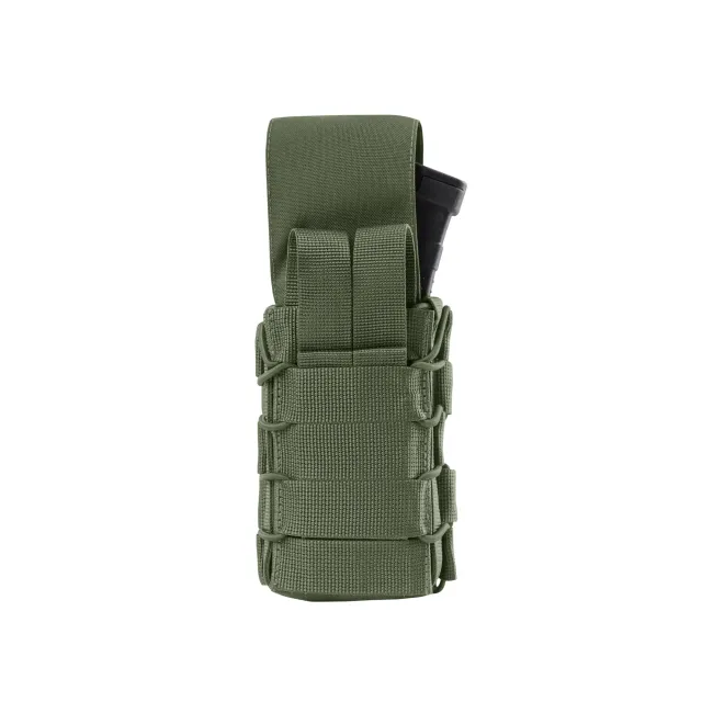 2 - Двойной закрытый подсумок под магазины AK\AR. Cordura 1000D. Molle. Олива