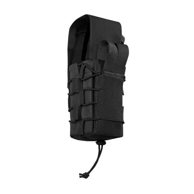 5 - Подвійний закритий підсумок під магазини AK\AR. Cordura 1000D. Molle. Чорний