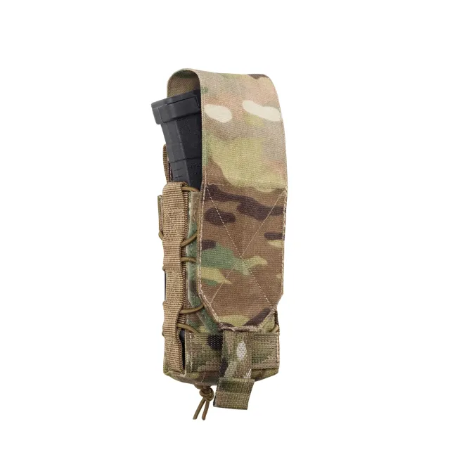 9 - Одинарный закрытый подсумок под магазины AK\AR. Cordura 1000D. Molle. Мультикам