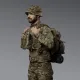 5 - Одинарный закрытый подсумок под магазины AK\AR. Cordura 1000D. Molle. Мультикам