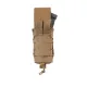 2 - Одинарный закрытый подсумок под магазины AK\AR. Cordura 1000D. Molle. Койот