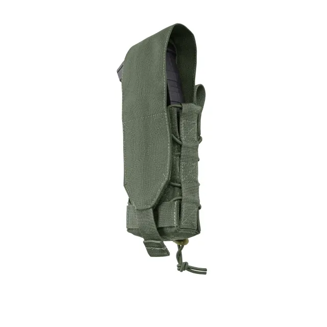 1 - Одинарный закрытый подсумок под магазины AK\AR. Cordura 1000D. Molle. Олива