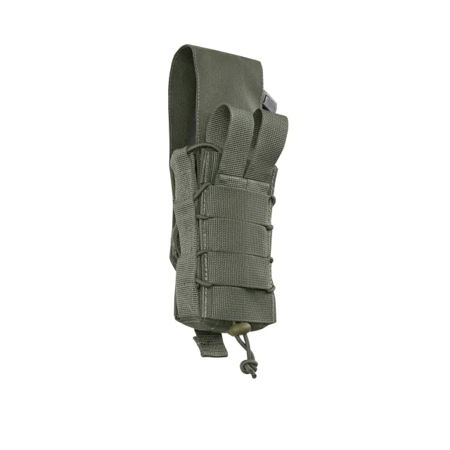 6 - Одинарный закрытый подсумок под магазины AK\AR. Cordura 1000D. Molle. Олива