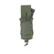 2 - Одинарный закрытый подсумок под магазины AK\AR. Cordura 1000D. Molle. Олива