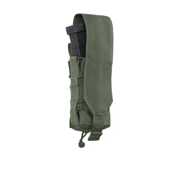 5 - Одинарный закрытый подсумок под магазины AK\AR. Cordura 1000D. Molle. Олива