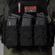 5 - Двойной подсумок под магазины AK\AR. Cordura 1000D. Molle. Черный