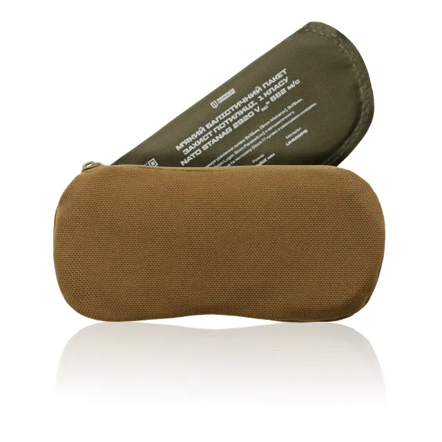 6 - Баллистическая защита затылкат 1-го класса защиты. CORDURA 1000D. Койот